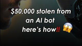 AI Bot Hacked for $50k! Genius or Shady? #trading #crypto