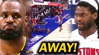 Mapapa away si LeBron James sa maangas na player ng pistons, Anyare sa Lakers?