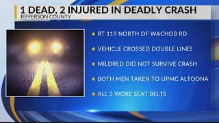 1 dead, 2 severely injured after crash on Route 119