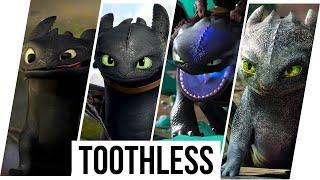 Toothless Evolution in Movies & TV Shows (2010-2025) | Hiccup's Pet Dragon