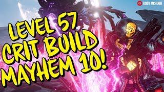Borderlands 3 MAYHEM 10 Best FL4K Crit Build (Level 57) Kills every boss in seconds!