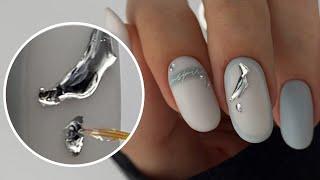 TREND LIQUID METAL / UNICORN TEAR NAIL DESIGN / HOW TO FIX THE FOIL