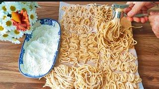 Sarımsak EZİCİ varsa HERKES YAPABİLİR PRATİK LEZZETLİ NOODLE nasıl yapılır nasıl pişirilir?