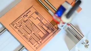 DIY PCB Ink Plotter using Arduino and GRBL CNC