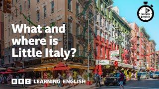 What and where is Little Italy? ⏲️ 6 Minute English