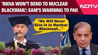 India Pakistan Tension 2025 | EAM Jaishankar Warns Pakistan, Pronounces Zero Tolerance for Terror