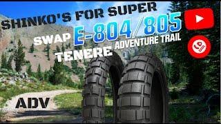 SHINKO E 804 / 805 Motorcycle Tire Super Tenere