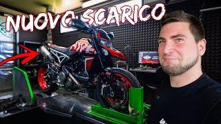 MONTO LO SCARICO *dei miei sogni* SULLA HYPERMOTARD 950