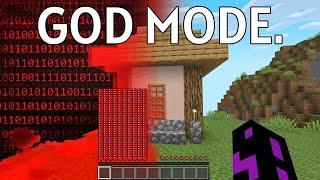 How I Broke Survival Minecraft to Become God