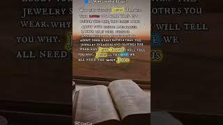 and God says they will know you by your fruits and God knew you before you were even born.
