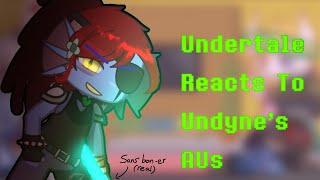 • Undertale Reacts To Undyne's AUs • | New Year's Special (Ig) | Gacha Club |