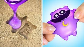 I Made This Cat In The Sand!  *Cute Craft and Hacks For Cat Lovers*