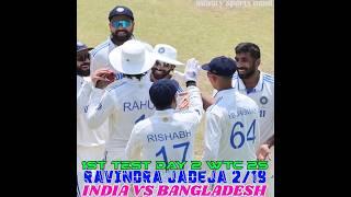 Ravindra Jadeja Unstoppable Bowling Ind vs ban test Wtc 