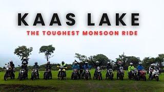 The Toughest Monsoon Ride  Kaas Lake | Satara In Monsoons