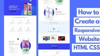 How To Create A Website Using HTML And CSS Step By Step Website Tutorial | Responsive Website