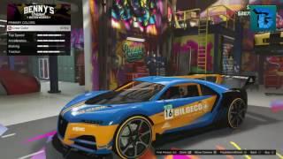 GTA 5 Import Export: Truffade Nero | Bugatti Chiron - Benny's Mod Shop (Festive Surprise 2016)