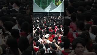 녹지운동장에 울려 퍼지는 민족의 아리아