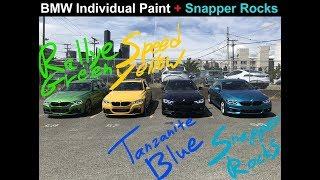 BMW Individual Paint - Rallye Green | Speed Yellow | Tanzanite Blue | Snapper Rocks