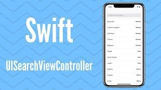 Swift Search Bar in TableView Tutorial