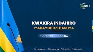 LIVE: Kwakira Indahiro y'Abayobozi bashya | 19 Ukwakira 2024