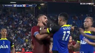 Romero and Pellegrini Fight Neck Grab - Tottenham vs. AS Roma