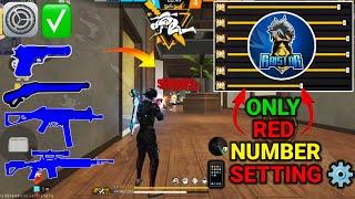 Free Fire Headshot setting 2024  Best Sensitivity Settings ️| Sensitivity + Hud Settings Free Fire