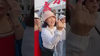 입장 줄을 서서도 흥타령#칠순여행#천진아이#대관람차#천진의문