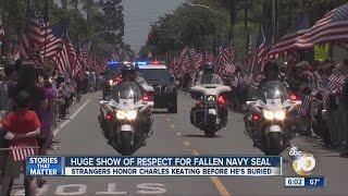 Huge show of respect for fallen Navy SEAL