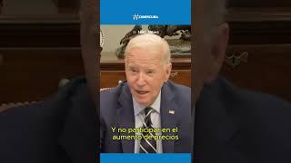 Biden pide a residentes de Florida que obedezcan órdenes de evacuación ante el huracán Milton