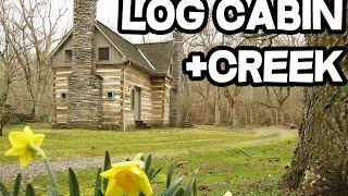 Artist Retreat, Sugar Creek Log Cabin 23 acres, creek, Kentucky | Brad Simmons