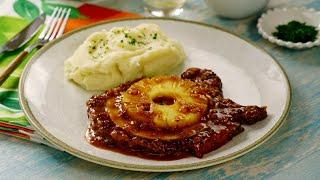 Chuletas a la Hawaiana