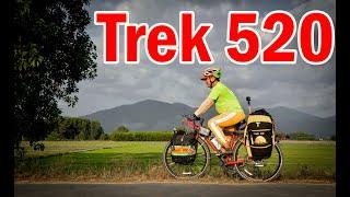 Xe đạp touring Trek 520 / Recomment Trek 520 travel bicycle with 1000 km cycling around Vietnam