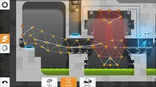 Bridge Constructor Portal Level 20 Walkthrough