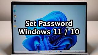 How to Set Password on Windows 11 or 10 PC!