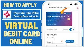 How To Create Central Bank of India free Virtual Debit Card Online