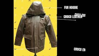 Luxury Croco Leather Jackets | Ready for Bulk Order Worldwide | Indian Leather Manufacturer