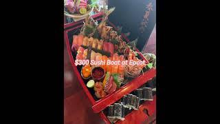 $300 Sushi Boat at Epcot! - Japan Pavilion Restaurant!