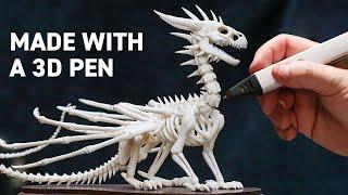 [3D pen]  Making a Dragon Skeleton