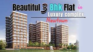 3bhk flat in premium luxury complex in Newtown Kolkata action area 1,