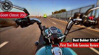 New RE Goan Classic 350 Test Ride Review in Hindi #royalenfield #classic350 #dhiru06 #newbike