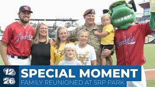 Family gets special surprise at GreenJackets game