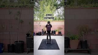 ZORRO Footwork ️ #jumprope #jumpropechallenge #trend #shuffle #footwork #skippingchallenge