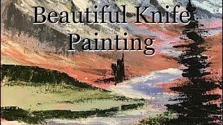 Richard Krejci  is live! In the studio painting party cheers! #acrylictips #arttips #landscapeart