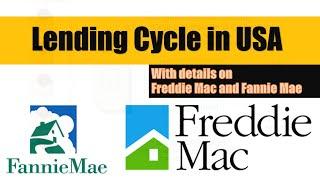 Lending Cycle in USA. With details on Freddie Mac and Fannie Mae