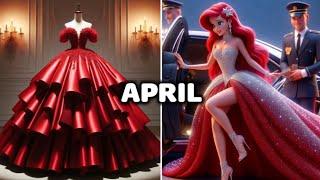 Choose your Birthday Month and See your Dress and Disney Princess Ball Gown #dress #princess