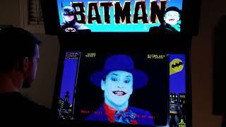 Batman Arcade Cabinet MAME Playthrough w/ Hypermarquee