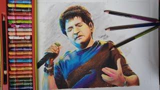 Drawing of kk/A small tribute/oil pastel drawing#kk #kklastshow