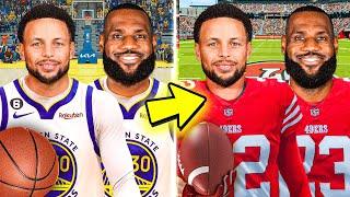 I Put LeBron James & Steph Curry In EVERY Sport!