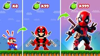 Super Mario Bros. But Every Seed Makes Mario Become DEADPOOL| Good Mario