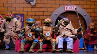 Custom NECA style TMNT Diorama by Made1979Customs!